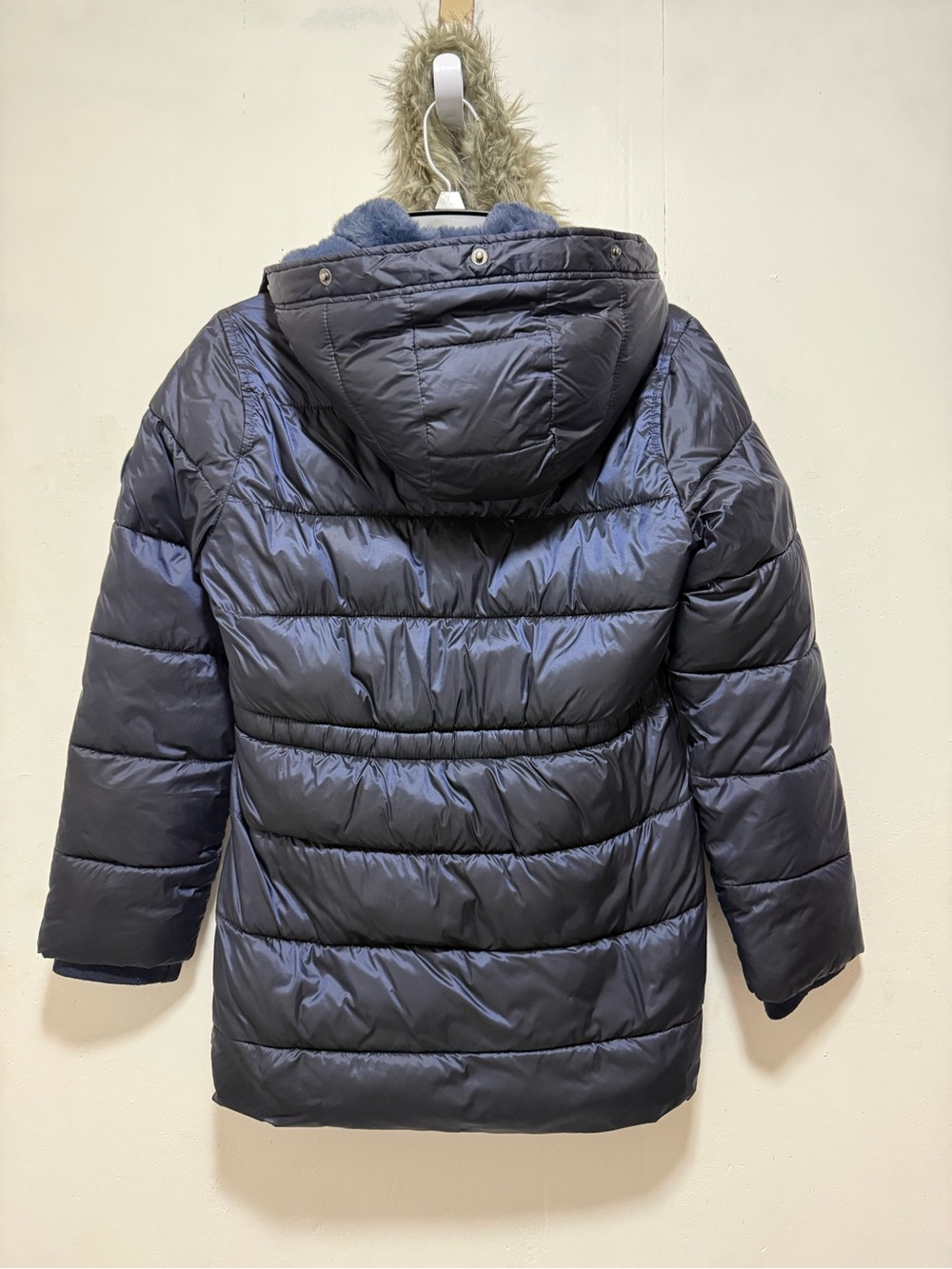 Abercrombie kids Winter Coat with Faux Fur Trim Hood Girl’s Sz 11/12 - Picture 7 of 16